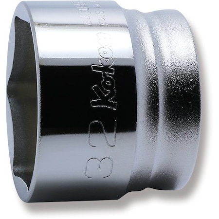 Ko-Ken Socket 32mm 6 Point 32mm Z-series 1/2 Sq. Drive 4400MZ-32